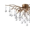 Lampa sufitowa ICICLE 8090-11 Paul Neuhaus | Złoty Plafon Kryształowy G9 Zuma line